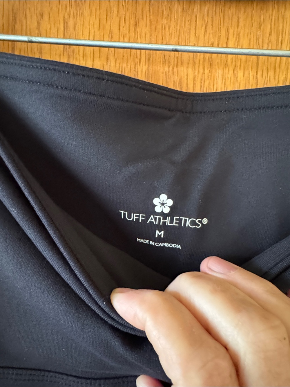 NWT Tuff Athletics Women’s Black High Waisted Pocket Activewear Leggings - M - Picture 6 of 9